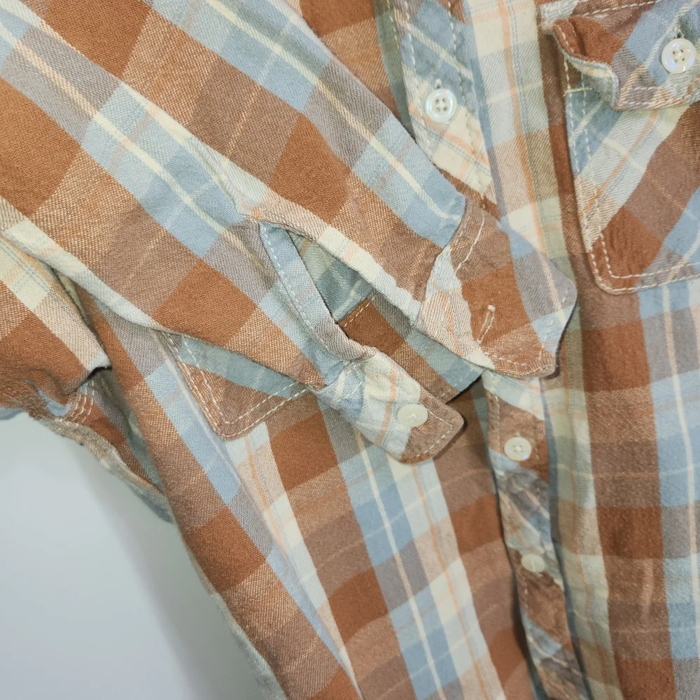 True Religion Plaid Button-Up Shirt